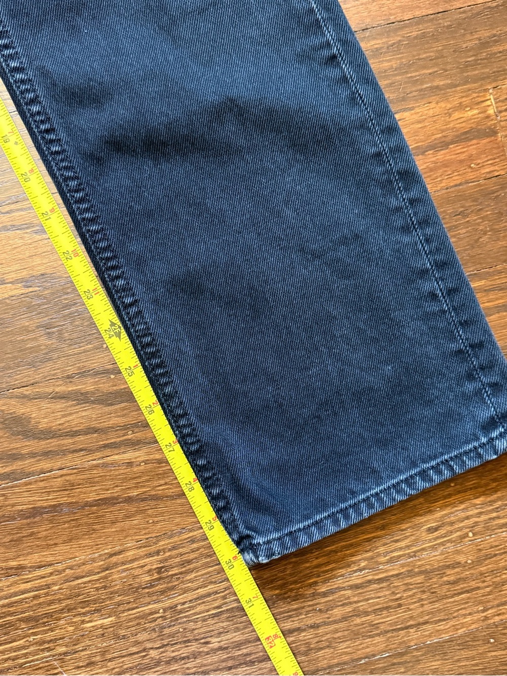 Ulla Johnson The Agnes Jean in Black Smoke Size 26 Made in USA Straight Leg Slim - Picture 13 of 15